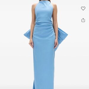 ISO!! Rachel Gilbert Blue Lottie Gown Size 6/8/10 US
